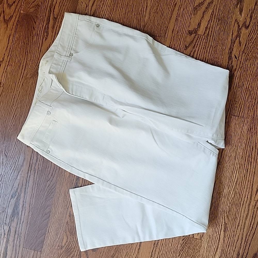 Coldwater Creek Classic Fit White Denim Jeans size 14
